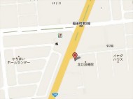 帯広市稲田の地図